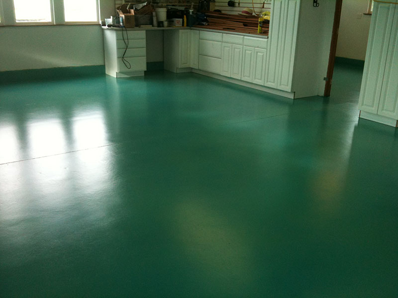 Colored Concrete Floor Staining & Polishing in Worcester, Massachusetts