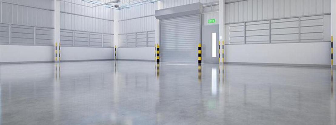 Industrial Concrete Floor Polishing With High Traffic Coating in New Hampshire