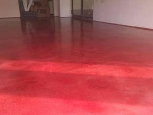Colored Concrete Floor Staining & Polishing in Newport, Rhode Island